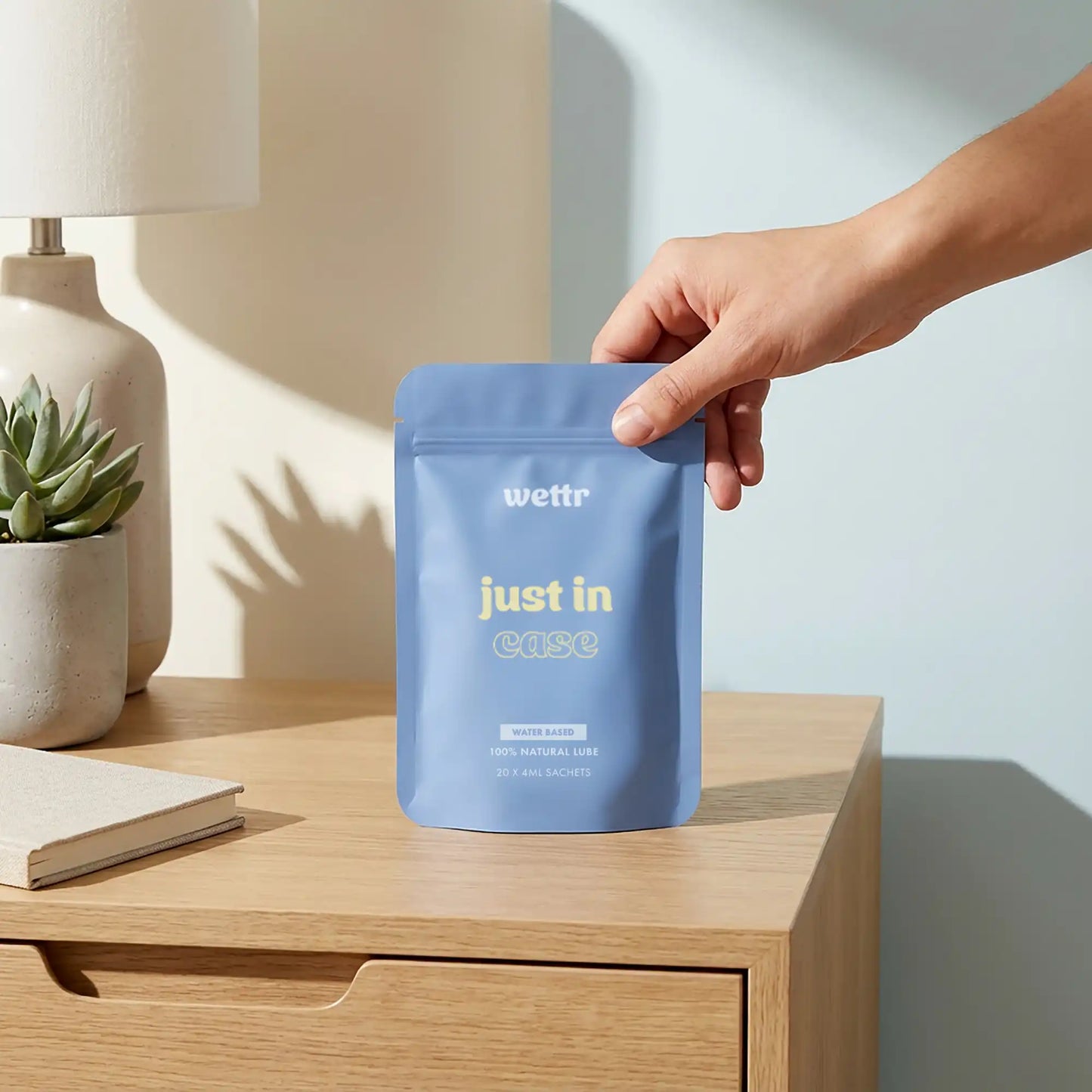 Just In Case Water-Based Personal Lubricant Sachets 20 Pack wettr Just In Case Water-Based Personal Lubricant Sachets 20 Pack wettr
