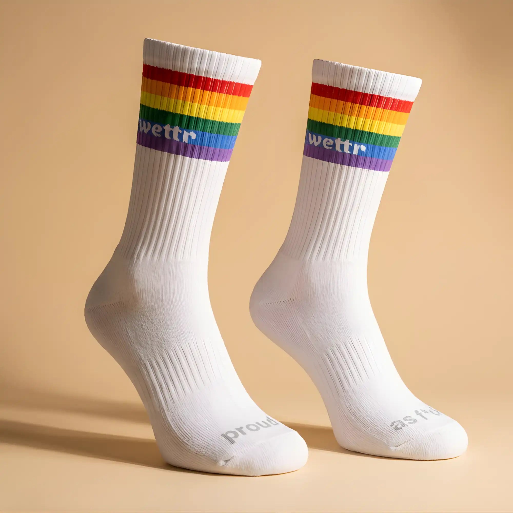 Sock F PROUD AS F*CK Pride Socks – Be Unapologetic | wettr