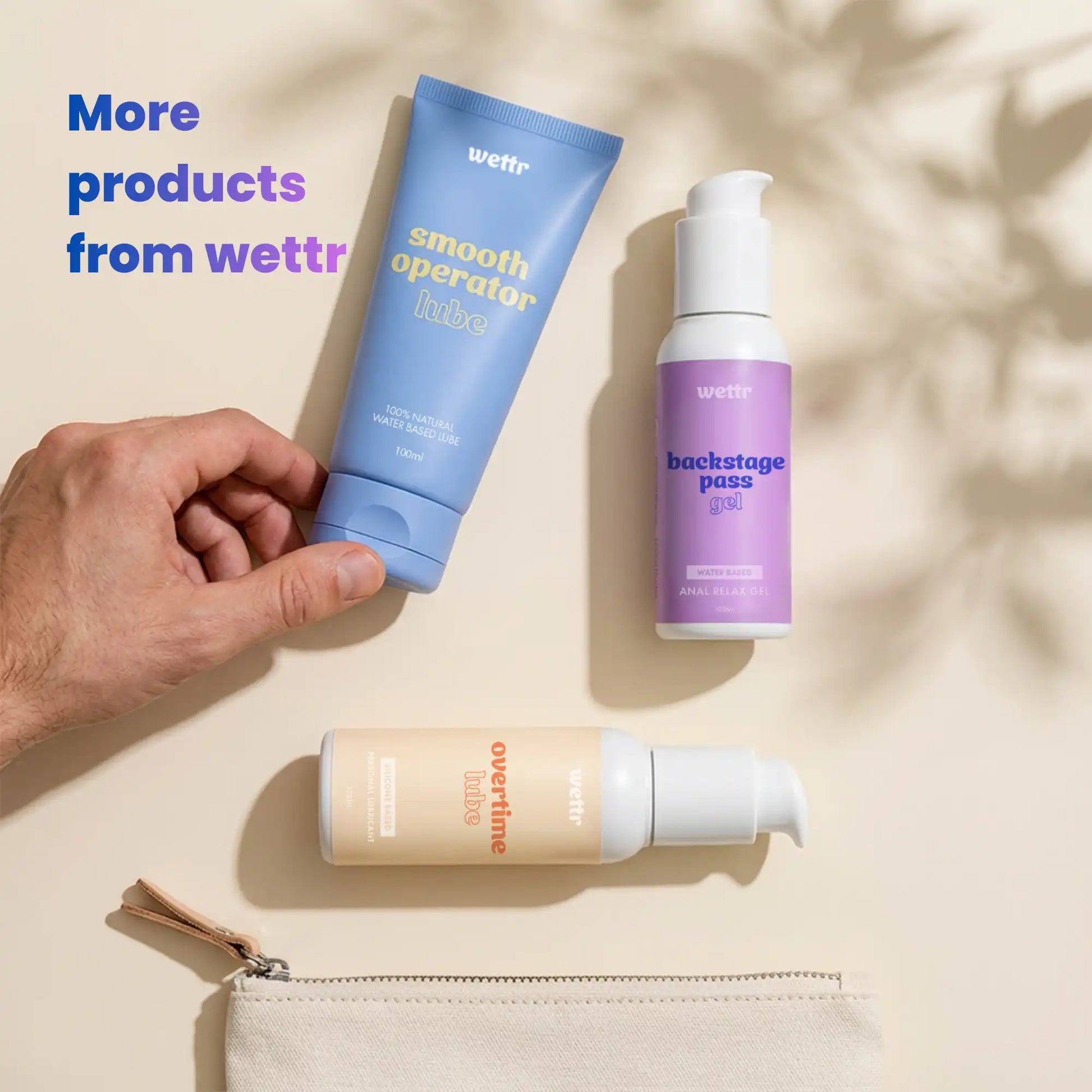 wettr Smooth Operator Wasserbasiertes Gleitgel | Vegan & pH-neutral wettr Smooth Operator Wasserbasiertes Gleitgel | Vegan & pH-neutral