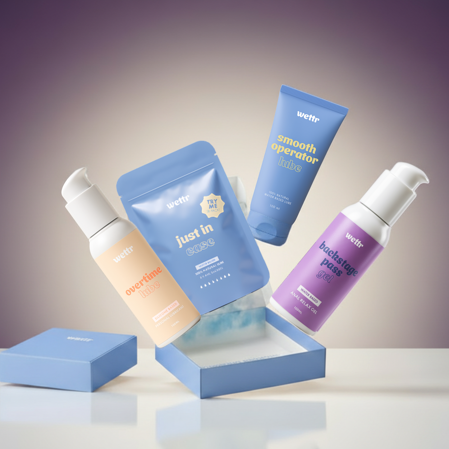 wettr® Essentials - lube essentials bundle by wettr